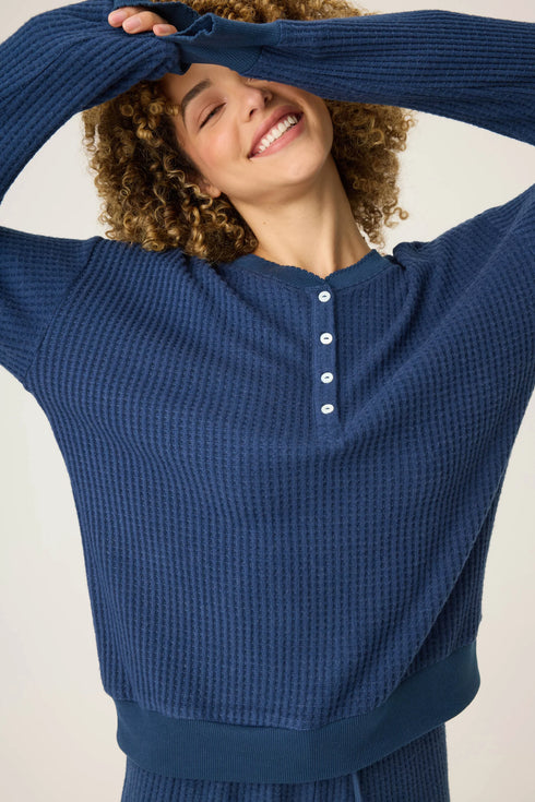 Pj Salvage Morning Waffles Long Sleeve